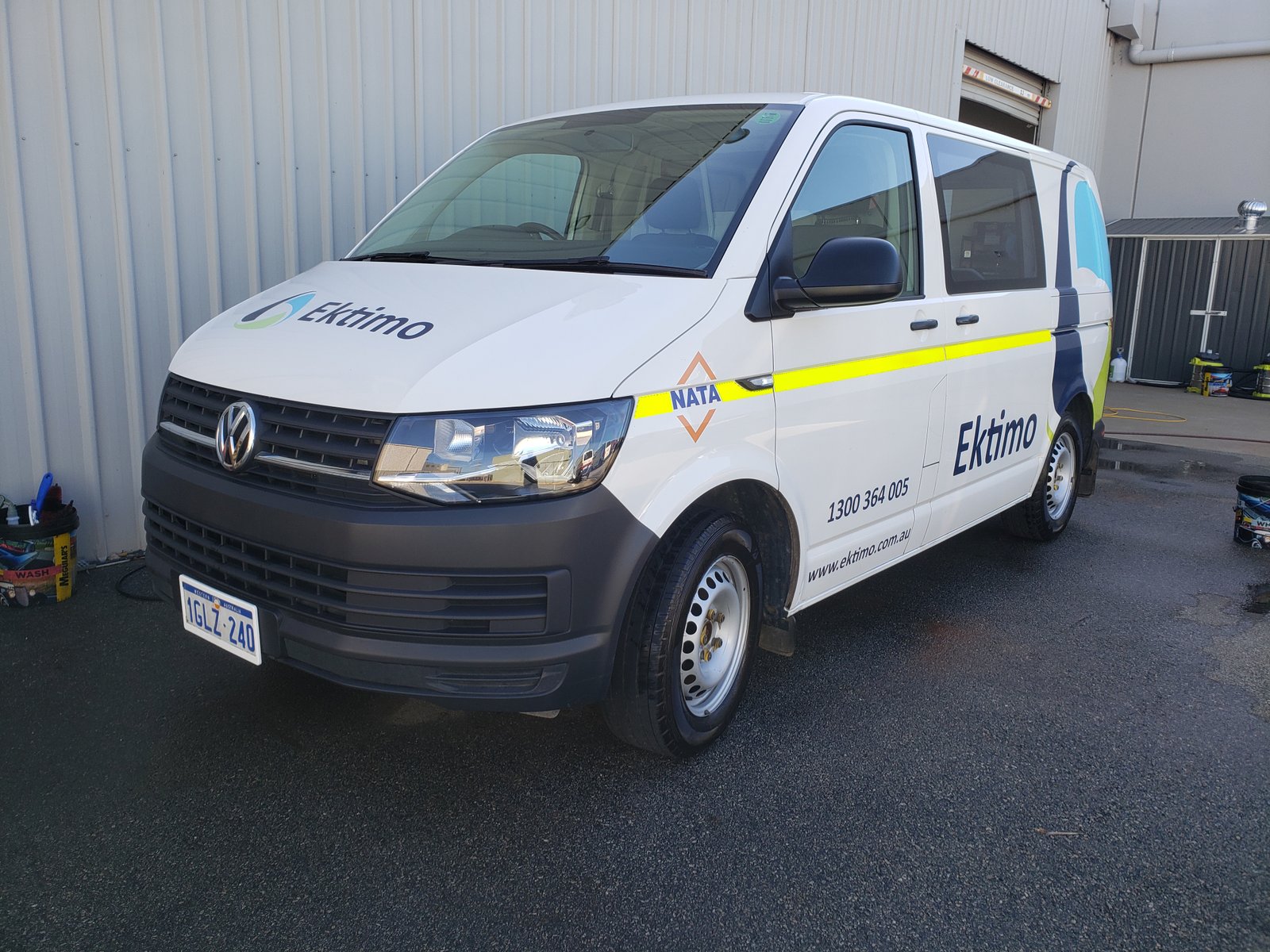 Mobile maintenance detail result on a van in Perth by Autobot Detailing